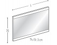 zrcadlo s LED osvětlením 150x70 cm, DUAL, Idea